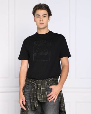 T-shirt męski na wiosnę Armani Exchange ze sklepu: Gomez Fashion Store w kategorii: T-shirty męskie - zdjęcie 874714-BD9-10338_AX225M000103102