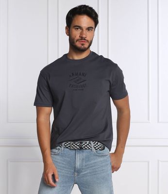 Armani Exchange - T-shirt męski młodzieżowy na wiosnę ze sklepu: Gomez Fashion Store w kategorii: T-shirty męskie - zdjęcie 874714-BD9-10338_AX225M000104C89