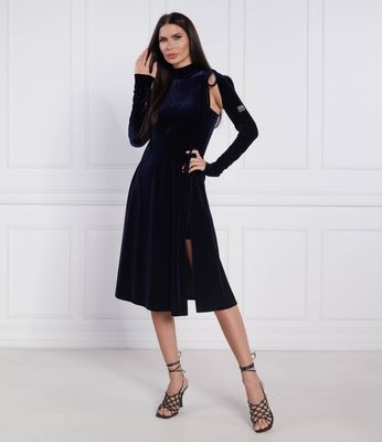 Sukienka elegancka trapezowa Versace Jeans Couture ze sklepu: Gomez Fashion Store w kategorii: Sukienki - zdjęcie 874714-BD9-10338_VR225W000117280