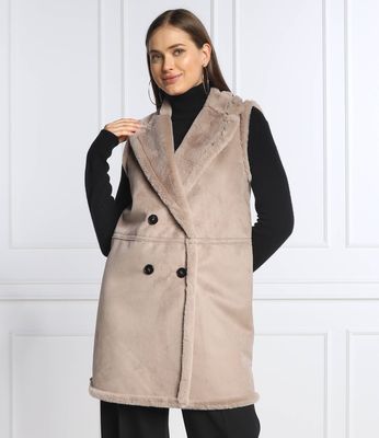 Kamizelka damska casual Marella ze sklepu: Gomez Fashion Store w kategorii: Kamizelki damskie - zdjęcie 874714-BD9-10338_MA224W000002001