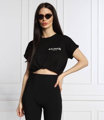Bluzka damska młodzieżowa BALMAIN ze sklepu: Gomez Fashion Store w kategorii: Bluzki damskie - zdjęcie 874714-BD9-10338_BA224W000011028