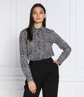 Koszula damska jesienna The Kooples ze sklepu: Gomez Fashion Store w kategorii: Koszule damskie - zdjęcie 874714-BD9-10338_TK224W000004015