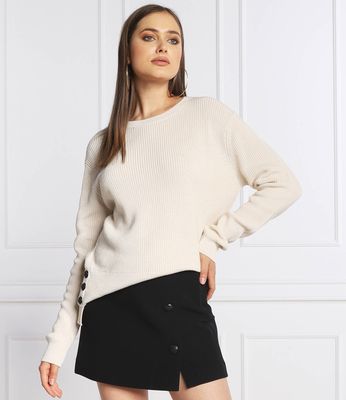 Sweter damski casual The Kooples ze sklepu: Gomez Fashion Store w kategorii: Swetry damskie - zdjęcie 874714-BD9-10338_TK224W000016011