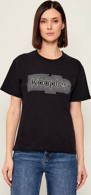 Bluzka damska w stylu młodzieżowym The Kooples ze sklepu: Gomez Fashion Store w kategorii: Bluzki damskie - zdjęcie 874714-BD9-10338_TK224W000031001