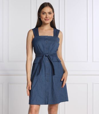 Sukienka trapezowa DKNY ze sklepu: Gomez Fashion Store w kategorii: Sukienki - zdjęcie 874714-BD9-10338_DK224W000035358