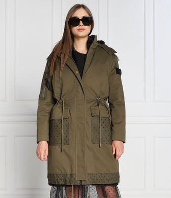 Płaszcz damski casualowy Red Valentino ze sklepu: Gomez Fashion Store w kategorii: Płaszcze damskie - zdjęcie 874714-BD9-10338_RV224W000004130
