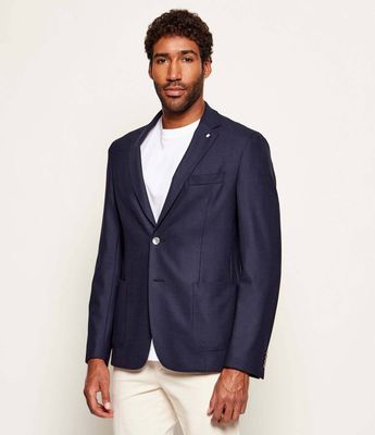 Marynarka męska na jesień BOSS BLACK ze sklepu: Gomez Fashion Store w kategorii: Marynarki męskie - zdjęcie 874714-BD9-10338_BB225M000015404