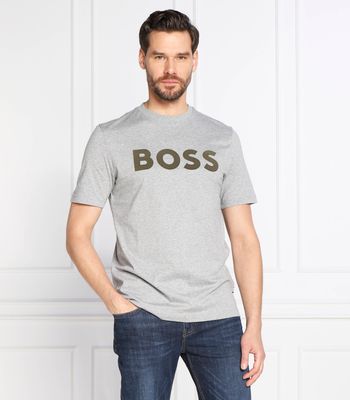 T-shirt męski BOSS BLACK ze sklepu: Gomez Fashion Store w kategorii: T-shirty męskie - zdjęcie 874714-BD9-10338_BB225M000178041