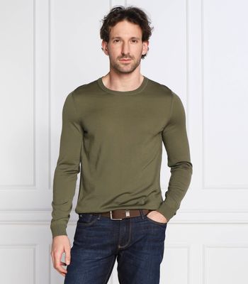 Sweter męski zimowy BOSS BLACK ze sklepu: Gomez Fashion Store w kategorii: Swetry męskie - zdjęcie 874714-BD9-10338_BB225M000197377