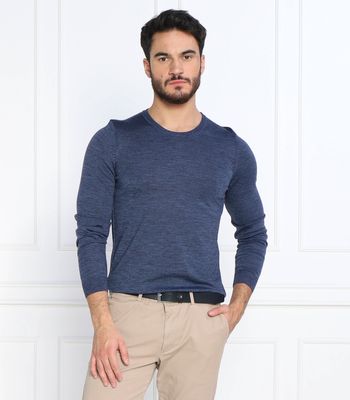 Sweter męski na wiosnę BOSS BLACK ze sklepu: Gomez Fashion Store w kategorii: Swetry męskie - zdjęcie 874714-BD9-10338_BB225M000197430