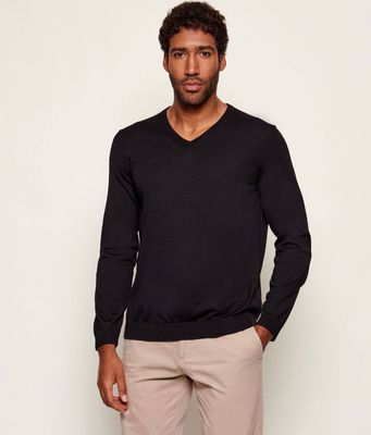Sweter męski BOSS BLACK ze sklepu: Gomez Fashion Store w kategorii: Swetry męskie - zdjęcie 874714-BD9-10338_BB225M000199001