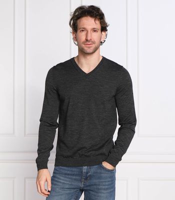 Sweter męski zimowy BOSS BLACK ze sklepu: Gomez Fashion Store w kategorii: Swetry męskie - zdjęcie 874714-BD9-10338_BB225M000199002