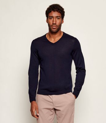 Sweter męski na zimę BOSS BLACK ze sklepu: Gomez Fashion Store w kategorii: Swetry męskie - zdjęcie 874714-BD9-10338_BB225M000199404