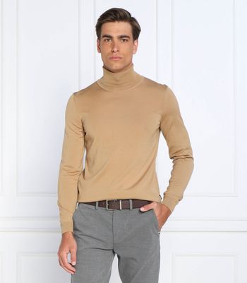 BOSS BLACK - Sweter męski na wiosnę ze sklepu: Gomez Fashion Store w kategorii: Swetry męskie - zdjęcie 874714-BD9-10338_BB225M000200260