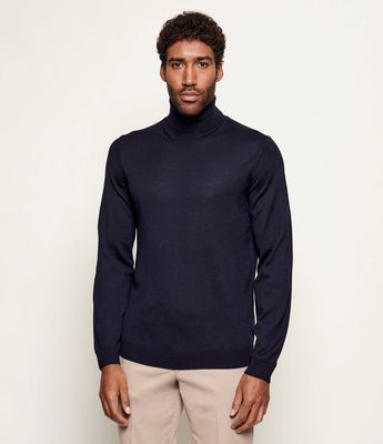 Sweter męski casualowy BOSS BLACK ze sklepu: Gomez Fashion Store w kategorii: Swetry męskie - zdjęcie 874714-BD9-10338_BB225M000200404