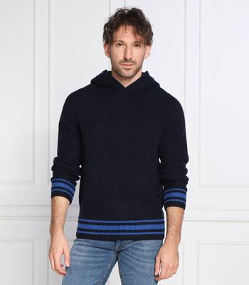Sweter męski na zimę BOSS BLACK ze sklepu: Gomez Fashion Store w kategorii: Swetry męskie - zdjęcie 874714-BD9-10338_BB225M000210404