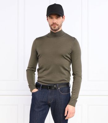 Sweter męski BOSS BLACK ze sklepu: Gomez Fashion Store w kategorii: Swetry męskie - zdjęcie 874714-BD9-10338_BB225M000227378