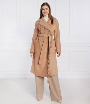 BOSS BLACK - Płaszcz damski casualowy ze sklepu: Gomez Fashion Store w kategorii: Płaszcze damskie - zdjęcie 874714-BD9-10338_BB225W000047260