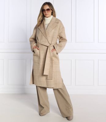 Płaszcz damski jesienny BOSS BLACK ze sklepu: Gomez Fashion Store w kategorii: Płaszcze damskie - zdjęcie 874714-BD9-10338_BB225W000048988