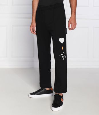 Spodnie męskie w sportowym stylu BOSS GREEN ze sklepu: Gomez Fashion Store w kategorii: Spodnie męskie - zdjęcie 874714-BD9-10338_BG225M000046001
