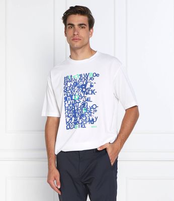 T-shirt męski BOSS GREEN ze sklepu: Gomez Fashion Store w kategorii: T-shirty męskie - zdjęcie 874714-BD9-10338_BG225M000113100