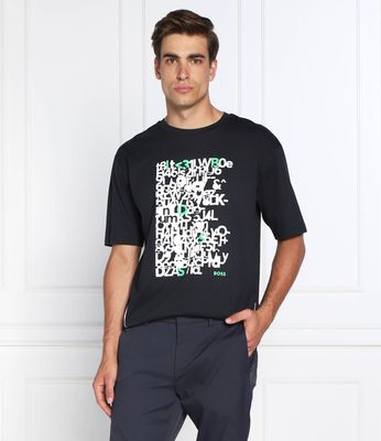 T-shirt męski wiosenny BOSS GREEN ze sklepu: Gomez Fashion Store w kategorii: T-shirty męskie - zdjęcie 874714-BD9-10338_BG225M000113402