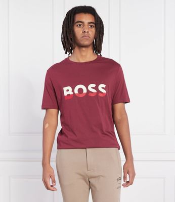BOSS GREEN - T-shirt męski na wiosnę ze sklepu: Gomez Fashion Store w kategorii: T-shirty męskie - zdjęcie 874714-BD9-10338_BG225M000116654