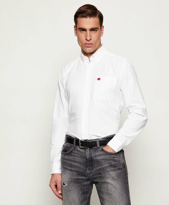 Koszula męska na lato HUGO ze sklepu: Gomez Fashion Store w kategorii: Koszule męskie - zdjęcie 874714-BD9-10338_BU225M000176199