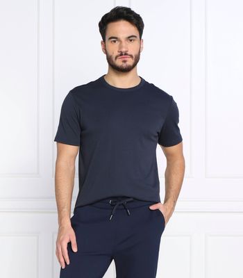 T-shirt męski casual HUGO ze sklepu: Gomez Fashion Store w kategorii: T-shirty męskie - zdjęcie 874714-BD9-10338_BU225M000315405
