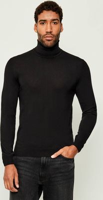 Sweter męski casualowy HUGO ze sklepu: Gomez Fashion Store w kategorii: Swetry męskie - zdjęcie 874714-BD9-10338_BU225M000321001