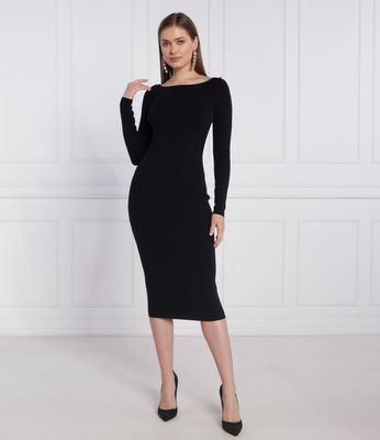 Sukienka jesienna Elisabetta Franchi ze sklepu: Gomez Fashion Store w kategorii: Sukienki - zdjęcie 874714-BD9-10338_EF225W000032110