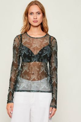 Bluzka damska na jesień SILVIAN HEACH ze sklepu: Gomez Fashion Store w kategorii: Bluzki damskie - zdjęcie 874714-BD9-10338_SH225W000014046
