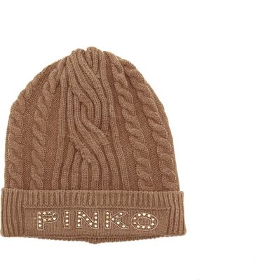 Pinko - Czapka zimowa damska ze sklepu: Gomez Fashion Store w kategorii: Czapki zimowe damskie - zdjęcie 874714-BD9-10338_PI225W000199417