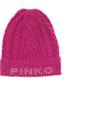 Czapka zimowa damska Pinko ze sklepu: Gomez Fashion Store w kategorii: Czapki zimowe damskie - zdjęcie 874714-BD9-10338_PI225W000199748