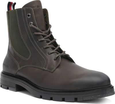 Buty zimowe męskie na zimę Tommy Hilfiger ze sklepu: Gomez Fashion Store w kategorii: Buty zimowe męskie - zdjęcie 874714-BD9-10338_TH225M000018285