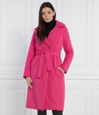 Patrizia Pepe - Płaszcz damski ze sklepu: Gomez Fashion Store w kategorii: Płaszcze damskie - zdjęcie 874714-BD9-10338_PK225W000054210
