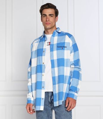 Koszula męska na wiosnę Tommy Jeans ze sklepu: Gomez Fashion Store w kategorii: Koszule męskie - zdjęcie 874714-BD9-10338_TM225M000200128