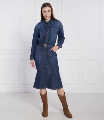 Sukienka koszulowa Pinko ze sklepu: Gomez Fashion Store w kategorii: Sukienki - zdjęcie 874714-BD9-10338_PI225W000265857
