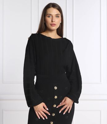Sweter damski na zimę Pinko ze sklepu: Gomez Fashion Store w kategorii: Swetry damskie - zdjęcie 874714-BD9-10338_PI225W000282099