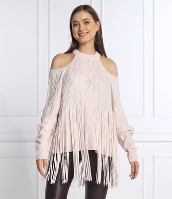 Sweter damski na zimę Pinko ze sklepu: Gomez Fashion Store w kategorii: Swetry damskie - zdjęcie 874714-BD9-10338_PI225W000431795