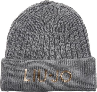 Czapka zimowa damska Liu Jo ze sklepu: Gomez Fashion Store w kategorii: Czapki zimowe damskie - zdjęcie 874714-BD9-10338_LC225W000034821