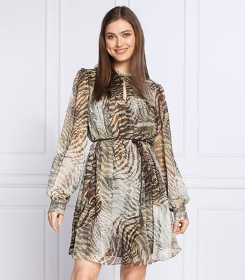 Sukienka trapezowa Guess ze sklepu: Gomez Fashion Store w kategorii: Sukienki - zdjęcie 874714-BD9-10338_GJ225W000046L81