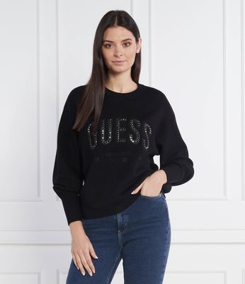 Sweter damski na zimę Guess ze sklepu: Gomez Fashion Store w kategorii: Swetry damskie - zdjęcie 874714-BD9-10338_GJ225W000083058