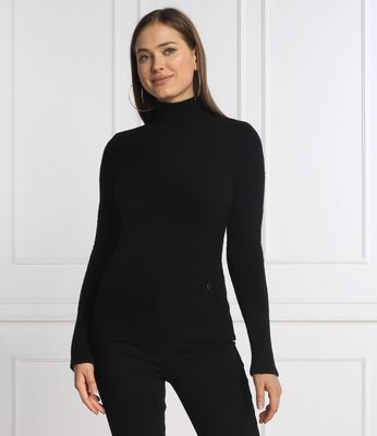 Guess - Sweter damski casual ze sklepu: Gomez Fashion Store w kategorii: Swetry damskie - zdjęcie 874714-BD9-10338_GJ225W000097058