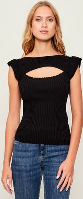 Liu Jo - Sweter damski na zimę ze sklepu: Gomez Fashion Store w kategorii: Swetry damskie - zdjęcie 874714-BD9-10338_LC225W000192222