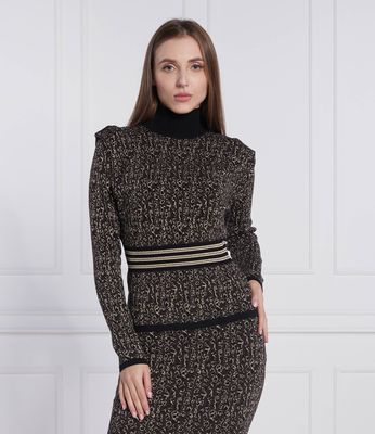 Sweter damski na zimę Liu Jo ze sklepu: Gomez Fashion Store w kategorii: Swetry damskie - zdjęcie 874714-BD9-10338_LC225W000240N19