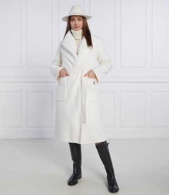 Płaszcz damski casualowy na jesień Liu Jo ze sklepu: Gomez Fashion Store w kategorii: Płaszcze damskie - zdjęcie 874714-BD9-10338_LC225W000264E30