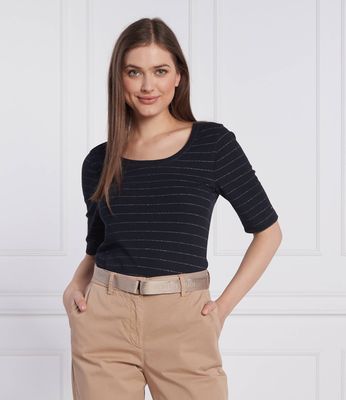 Bluzka damska casual Tommy Hilfiger ze sklepu: Gomez Fashion Store w kategorii: Bluzki damskie - zdjęcie 874714-BD9-10338_TH225W000076G97