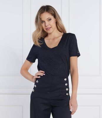 Bluzka damska na wiosnę Tommy Hilfiger ze sklepu: Gomez Fashion Store w kategorii: Bluzki damskie - zdjęcie 874714-BD9-10338_TH225W000078D49