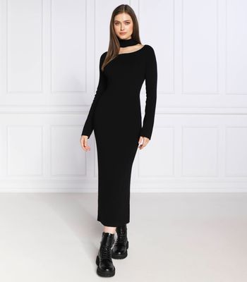 Sukienka Twinset Actitude ze sklepu: Gomez Fashion Store w kategorii: Sukienki - zdjęcie 874714-BD9-10338_TA225W000011842